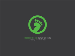 Logo Design by jogz05 for Footprints Recruiting, inc. | Design: #1504414