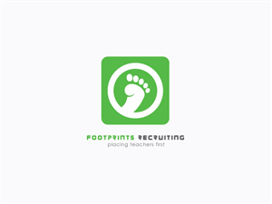 Logo Design by jogz05 for Footprints Recruiting, inc. | Design: #1504424