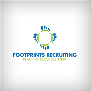 Logo Design by Bonaro Designs for Footprints Recruiting, inc. | Design #1596283