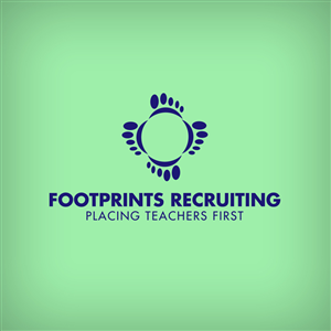 Logo Design by Bonaro Designs for Footprints Recruiting, inc. | Design: #1596288