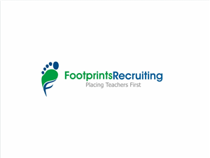 Logo Design by Logocraft for Footprints Recruiting, inc. | Design: #1505663