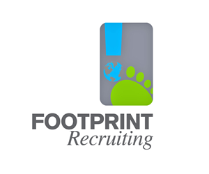 Logo Design by WholeBranding® for Footprints Recruiting, inc. | Design: #1504509
