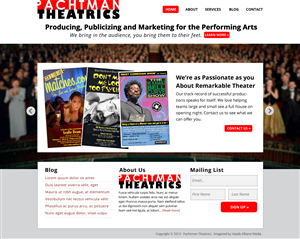 Wordpress Design by IsaacMiller for this project | Design: #1569386