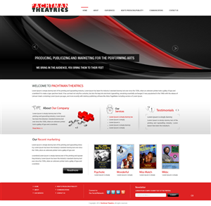 Wordpress Design by pb for this project | Design: #1549428