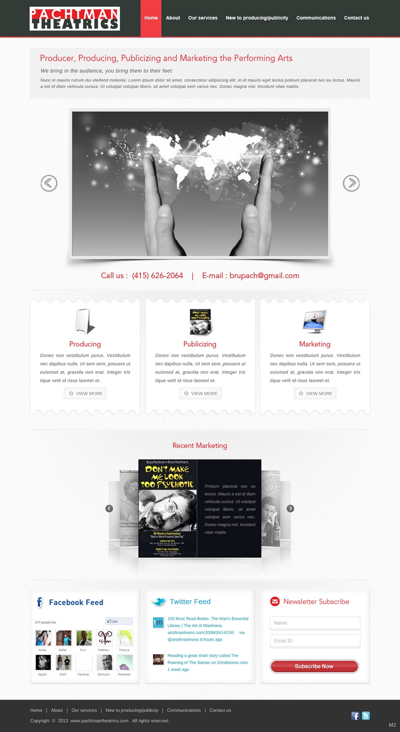 Wordpress Design by pb for this project | Design #1572488