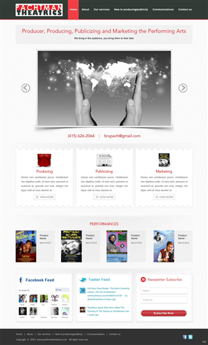 Wordpress Design by pb for this project | Design: #1591539