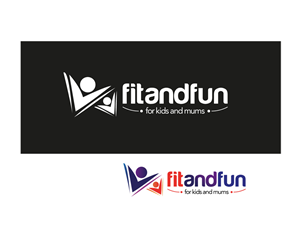 Fit and Fun for kids and mums | Logo Design by CanDoDesign