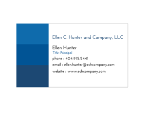 Business Card Design by paigeamcnulty
