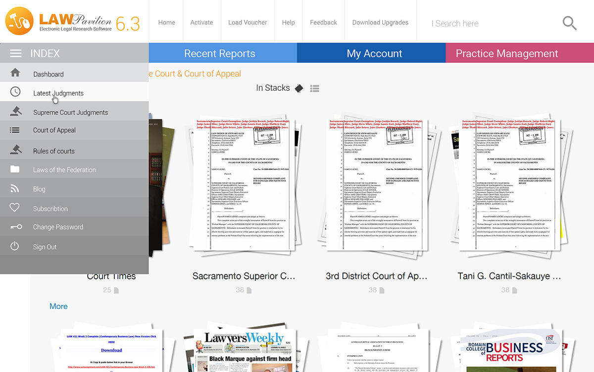 App Design by avadona for Grace InfoTech Limited (LawPavilion) | Design #5840786
