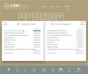 App Design by avadona for Grace InfoTech Limited (LawPavilion) | Design: #5897373