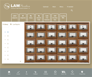 App Design by avadona for Grace InfoTech Limited (LawPavilion) | Design: #5897914