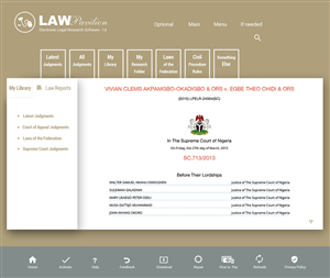 App Design by avadona for Grace InfoTech Limited (LawPavilion) | Design: #5898563