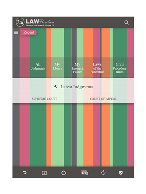 App Design by avadona for Grace InfoTech Limited (LawPavilion) | Design: #5939324