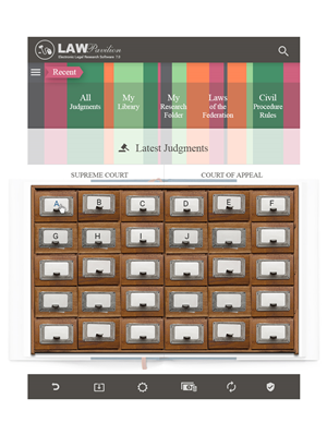 App Design by avadona for Grace InfoTech Limited (LawPavilion) | Design: #5939337