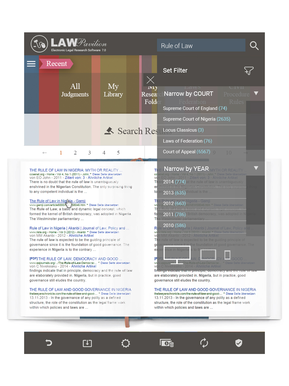 App Design by avadona for Grace InfoTech Limited (LawPavilion) | Design #5939481