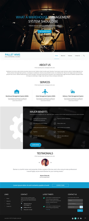 Wordpress Design by pb for this project | Design: #5469747