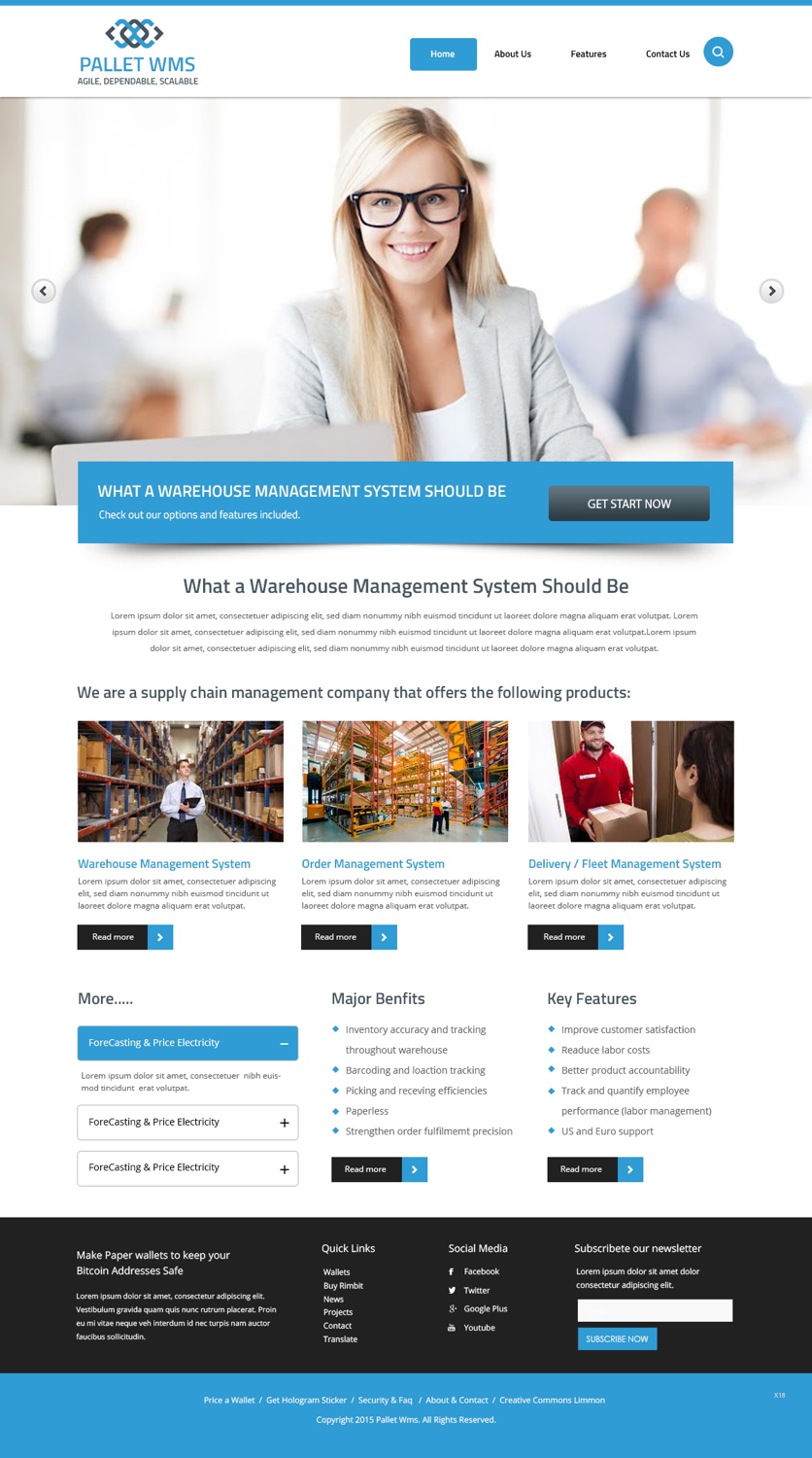 Wordpress Design by pb for this project | Design #5477515