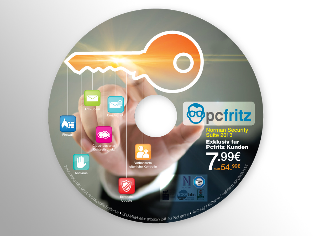 Verpackungs-Design von FountainDesign für pcfritz.de Onlinestore GmbH | Design #1542674