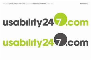 Logo Design by Veronica M for Usability247 | Design: #1555858