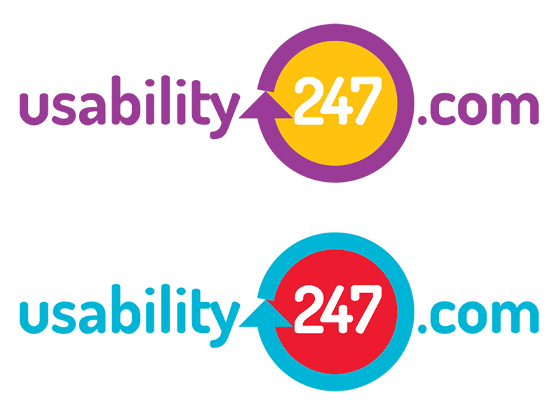 Logo Design by Innerworld Designs ltd. for Usability247 | Design #1555591
