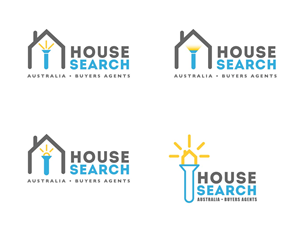 House Search Australia (Australia to be smaller text and underneath House Search) Buyers Agent | Logo Design by wonderland