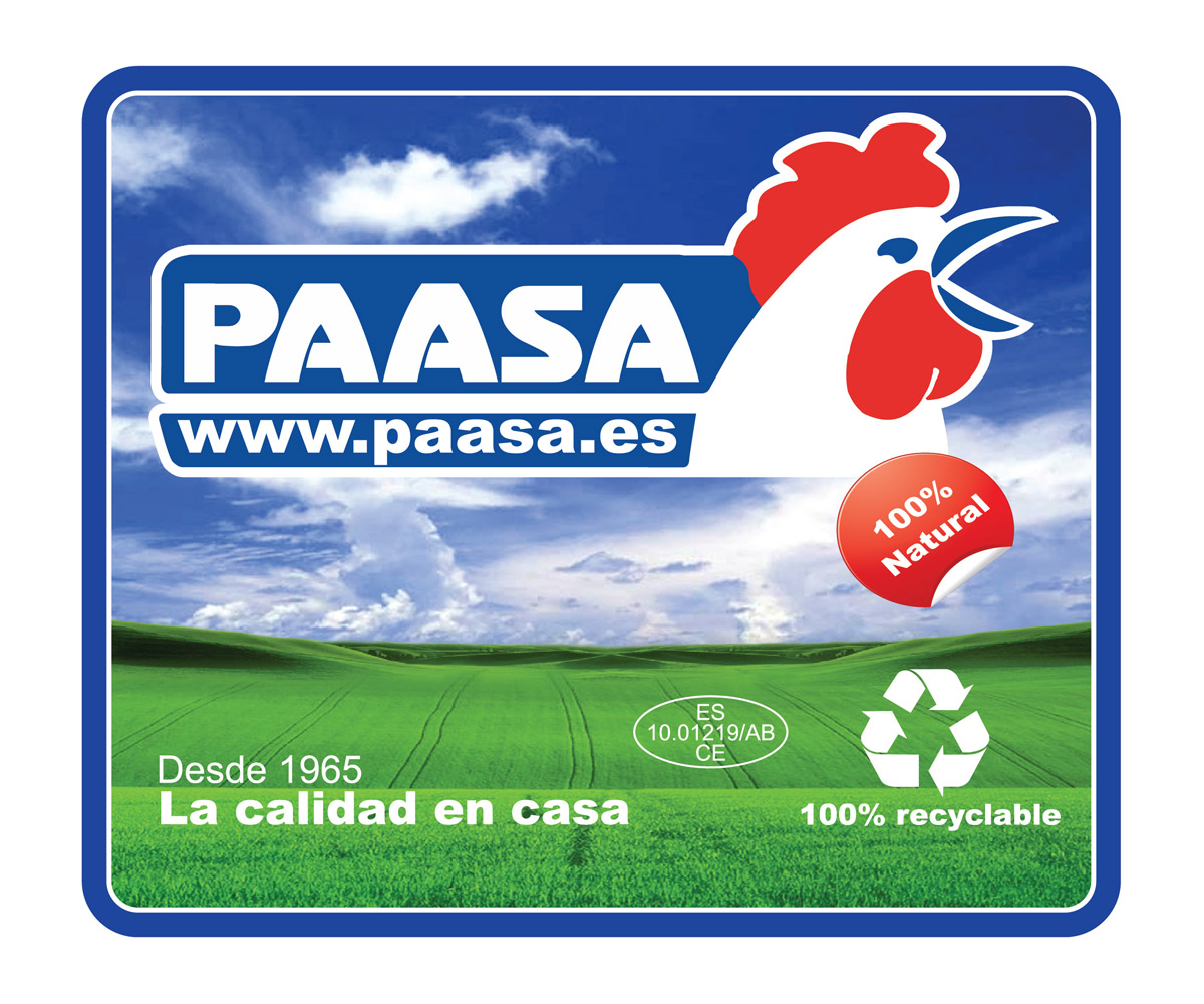 Diseño de Sticker por Sergio Coelho para Productos Alimenticios Albacete, S.A. | Diseño #1571678