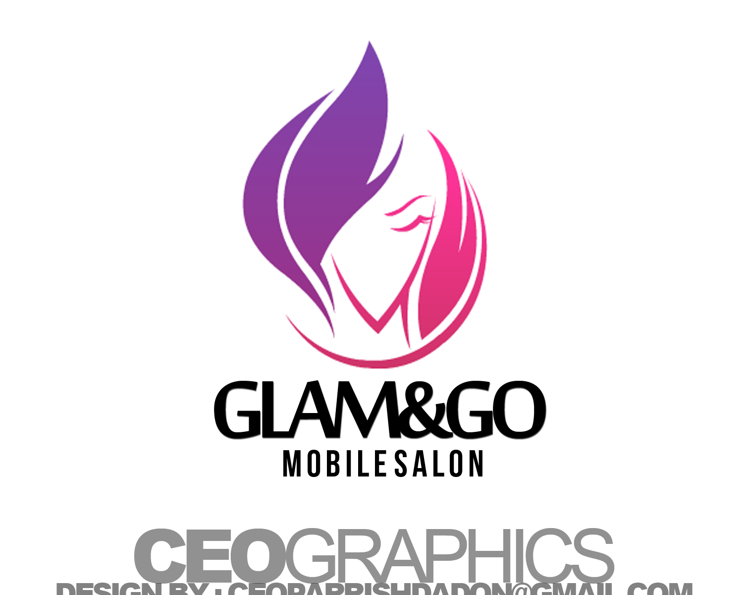 Logo Design by CEO for GLAM & GO | Design #1512711