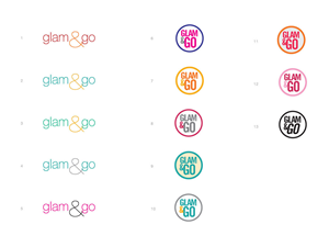 Logo Design by saavedra design for GLAM & GO | Design: #1556163
