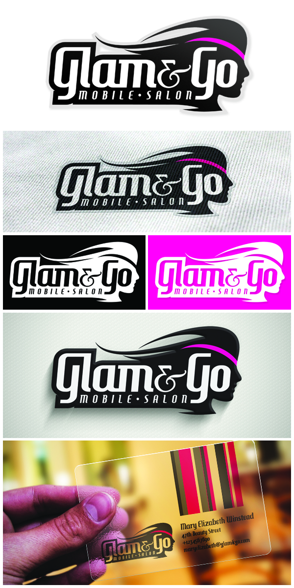 Logo Design by Creathrive for GLAM & GO | Design #1513685