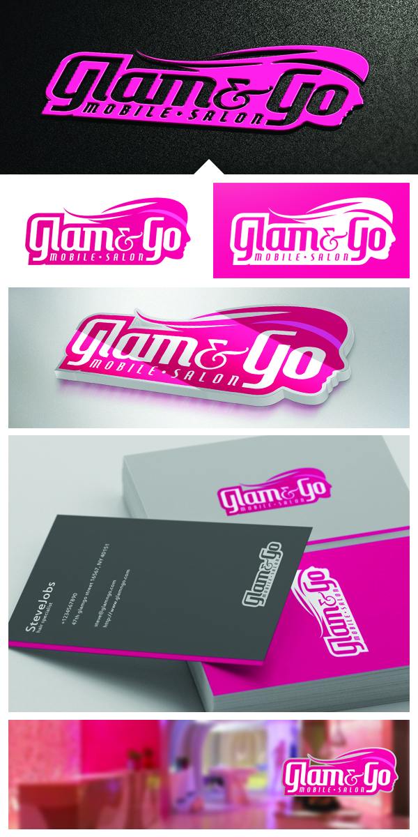 Logo Design by Creathrive for GLAM & GO | Design #1585141