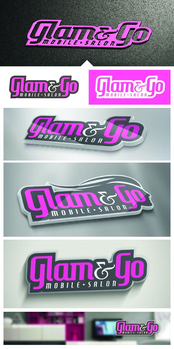 Logo Design by Creathrive for GLAM & GO | Design #1588928