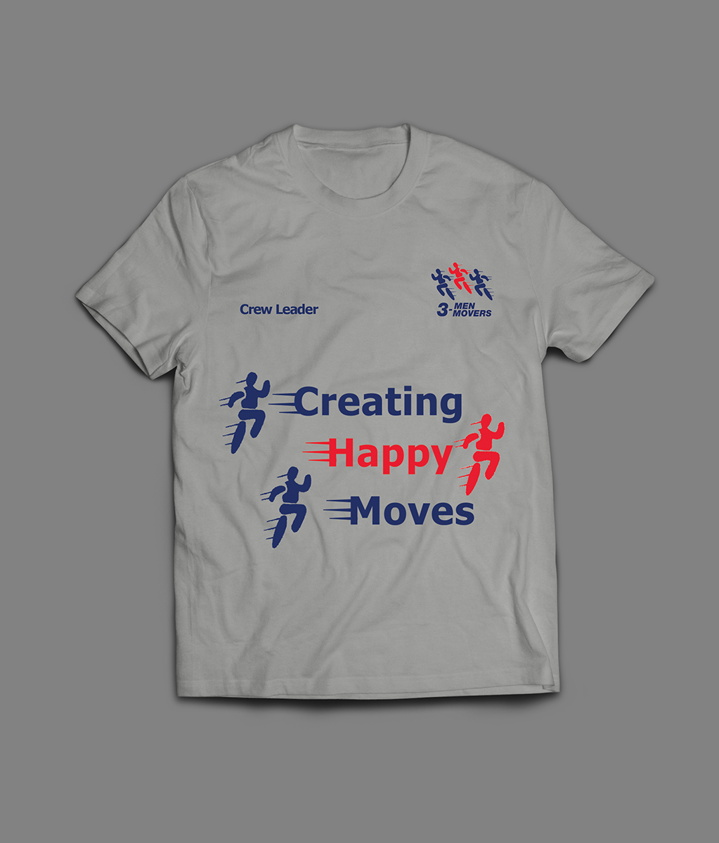 T-shirt Design by Armin Shohrati for 3 Men Movers | Design #5554885