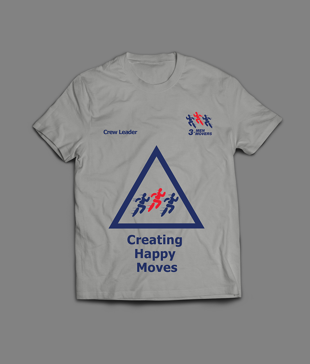 T-shirt Design by Armin Shohrati for 3 Men Movers | Design #5554892