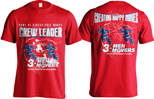 T-shirt Design by BABLEO for 3 Men Movers | Design: #5573179