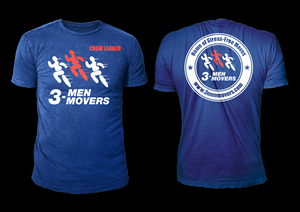 T-shirt Design by D'Mono for 3 Men Movers | Design: #5564621