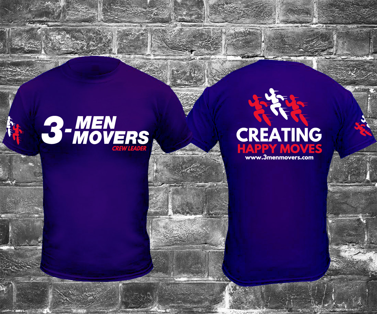 T-shirt Design by TRHZ for 3 Men Movers | Design #5549332