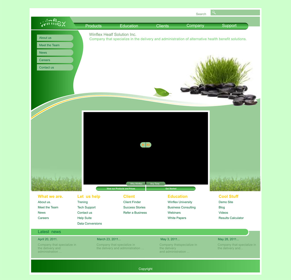 Web Design by Tamara L. for James Leard | Design #287395
