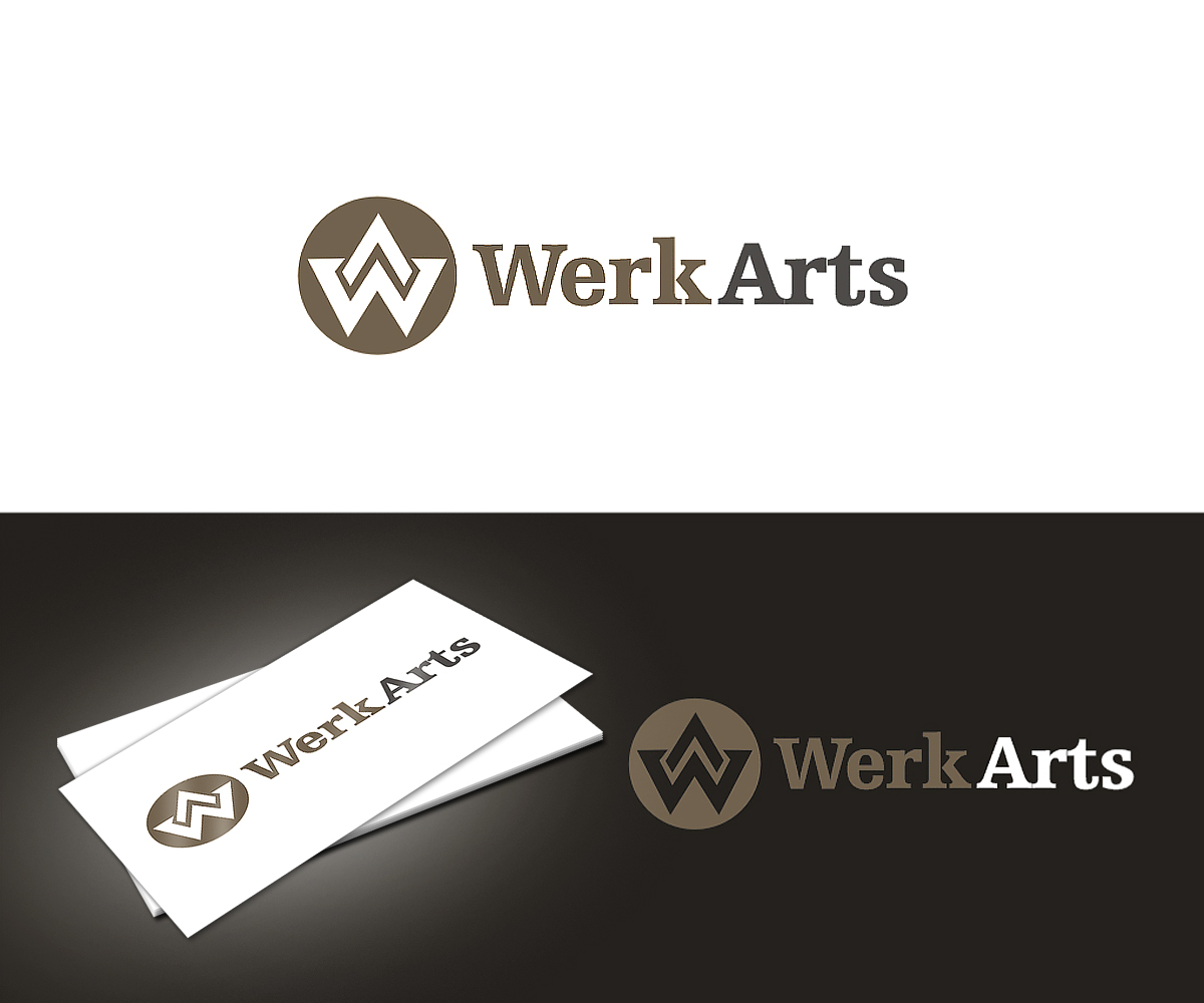 Logo Design by Vishak vasu for Werk Arts | Design #5540643