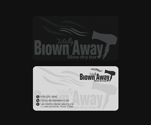 Blow Dry Bar Business Cards  | Business Card Design by Ethien