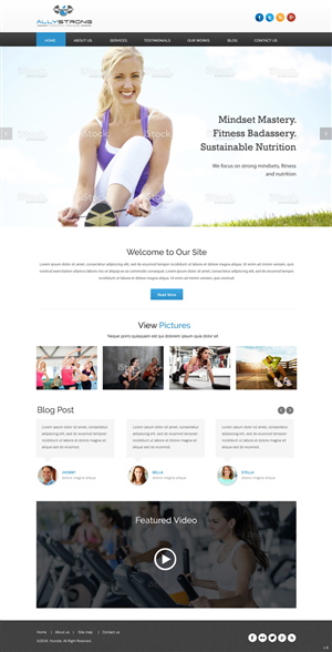 Wordpress Design by pb for this project | Design: #5486143