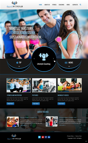 Wordpress Design by pb for this project | Design: #5503552