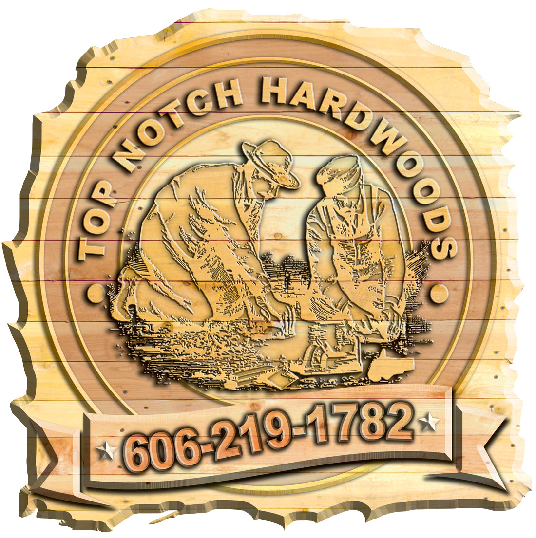 T-shirt Design by fourdog123 for Top Notch Hardwoods | Design #5499422