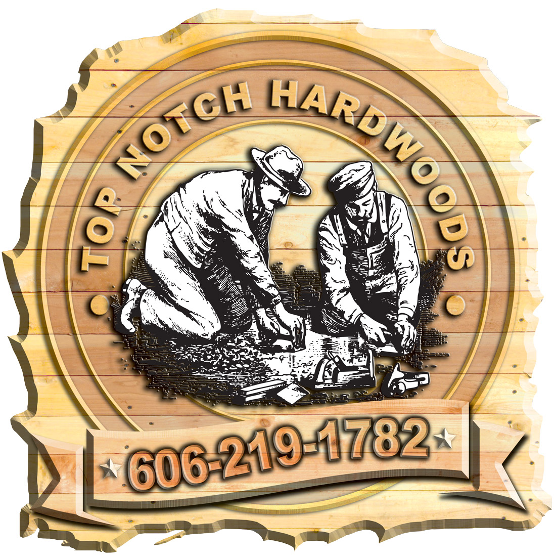 T-shirt Design by fourdog123 for Top Notch Hardwoods | Design #5499425