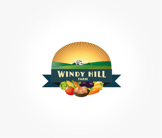 Logo Design by Birdcage for Windy Hill Farm  | Design #5481455