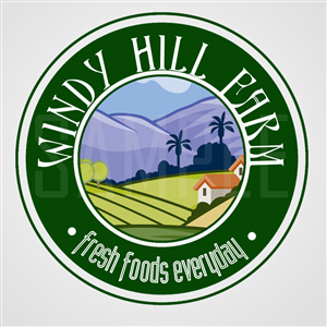 Logo Design by Roamstar for Windy Hill Farm  | Design #5508916