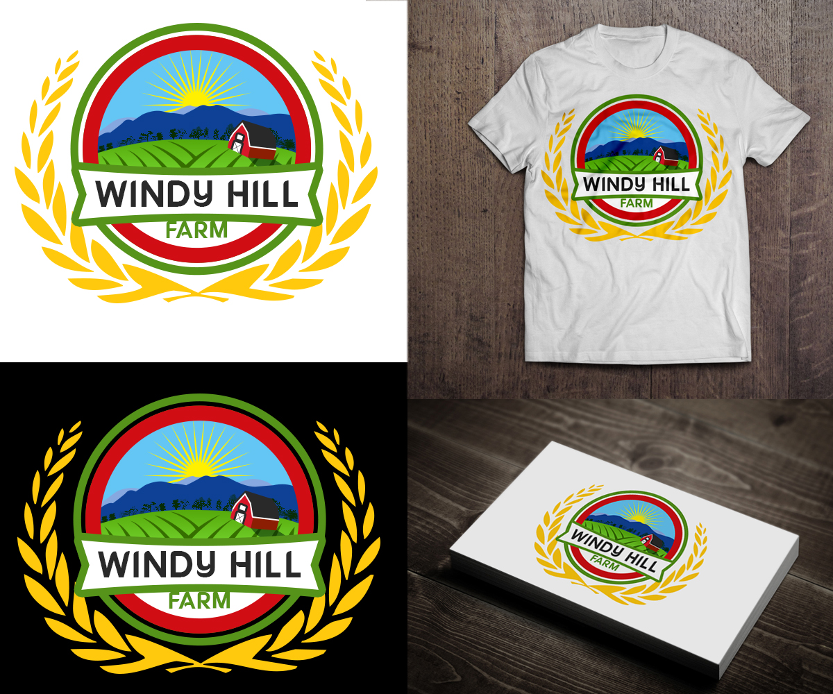 Logo Design by KhristianVinuya for Windy Hill Farm  | Design #5478856