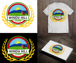 Logo Design by KhristianVinuya for Windy Hill Farm  | Design: #5478856