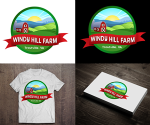Logo Design by KhristianVinuya for Windy Hill Farm  | Design: #5483109