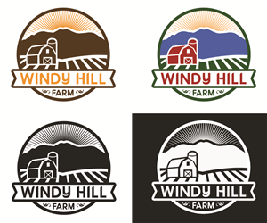 Logo Design by KhristianVinuya for Windy Hill Farm  | Design: #5492588