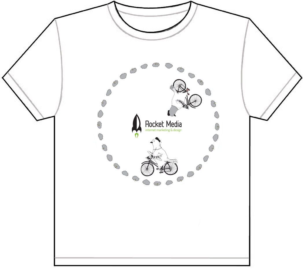 T-shirt Design by Jing for Rocket Media | Design #1536846
